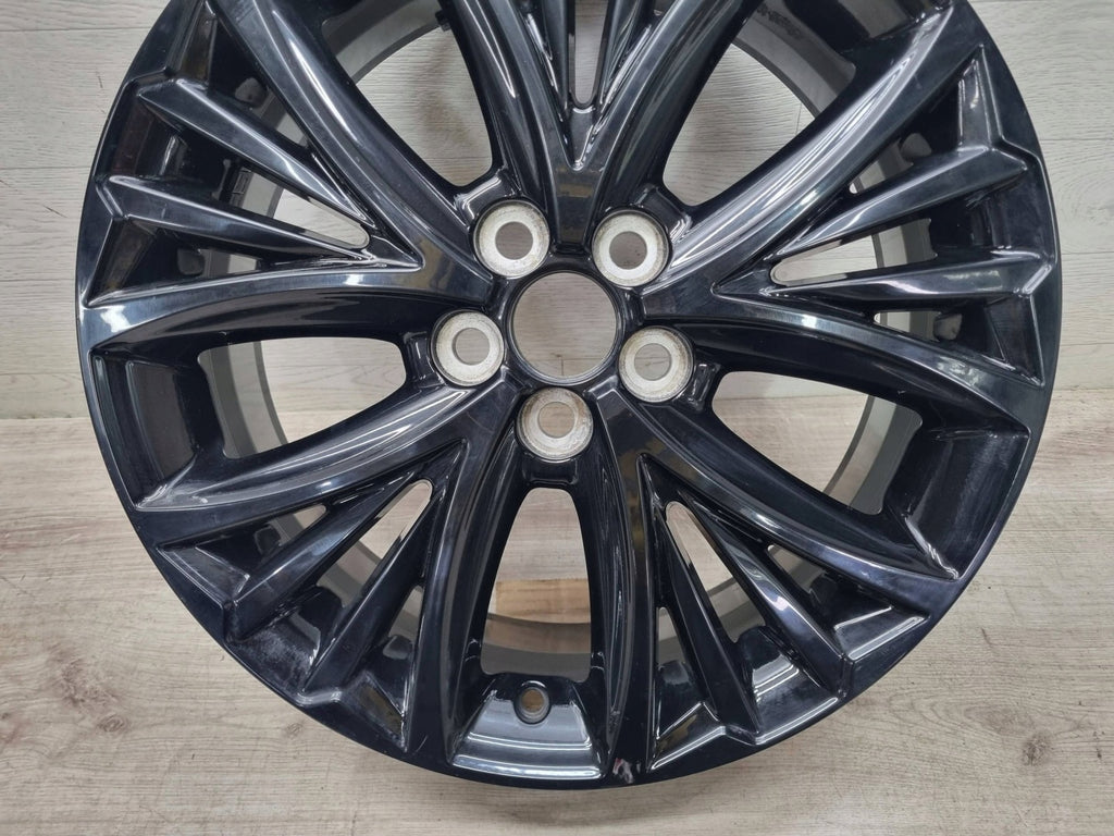1x Alufelge 17 Zoll 6.5" 5x100 50ET Glanz Schwarz PW4570D005 Toyota Yaris FEL6314419307fj