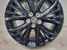 Load image into Gallery viewer, 1x Alufelge 17 Zoll 6.5" 5x100 50ET Glanz Schwarz PW4570D005 Toyota Yaris FEL6314419307fj