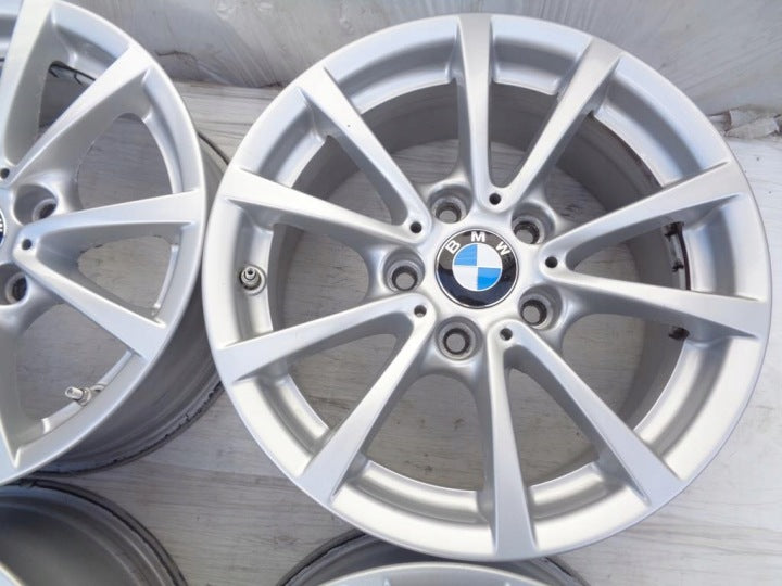 4x Alufelge 16 Zoll 7.0" 5x120 31ET Glanz Silber BMW 1 F21 E81 E87 F20 Rim Wheel FEL3269098338zb