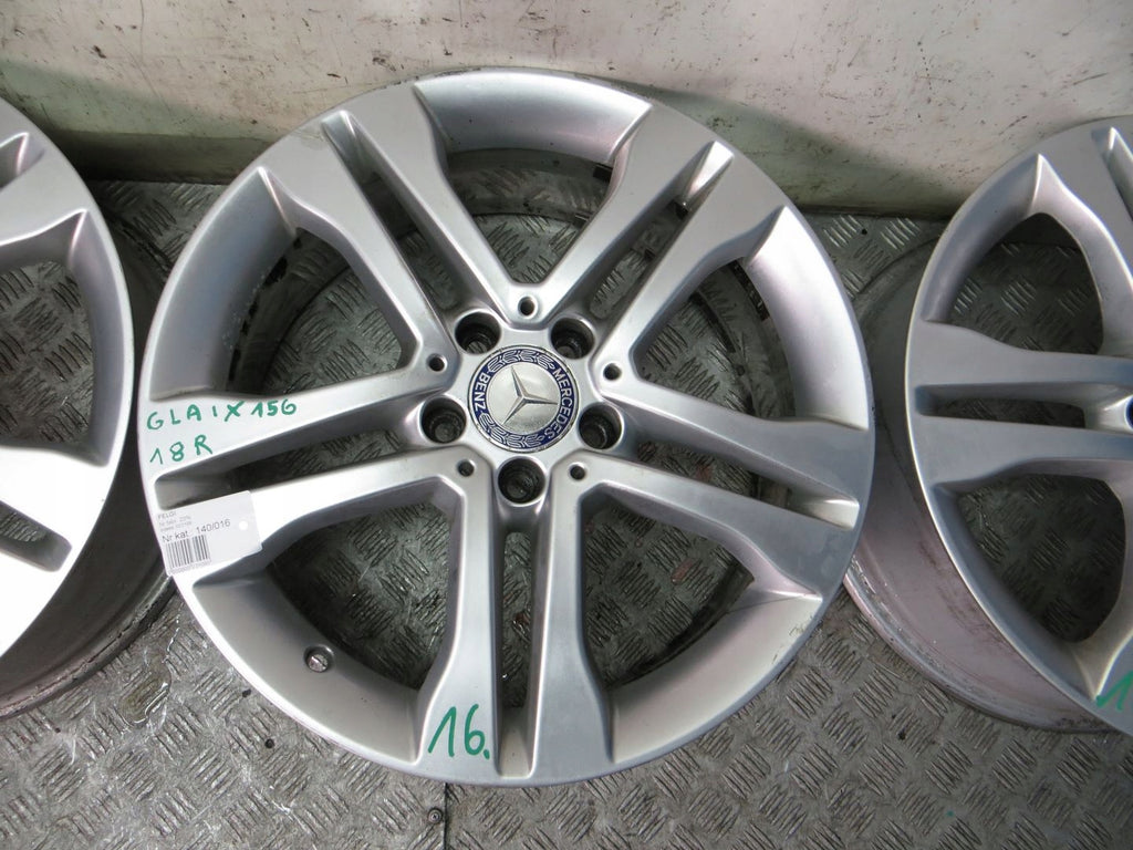 4x Alufelge 18 Zoll 7.0" 5x112 46ET Glanz Silber A1564010102 Mercedes-Benz X156 FEL9559870222kl
