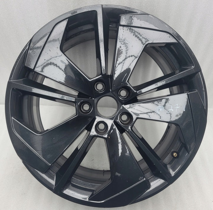 1x Alufelge 18 Zoll 7.5" 5x112 48ET Glanz Schwarz 5E3601025N Skoda Octavia 5e3 FEL2895457365rb