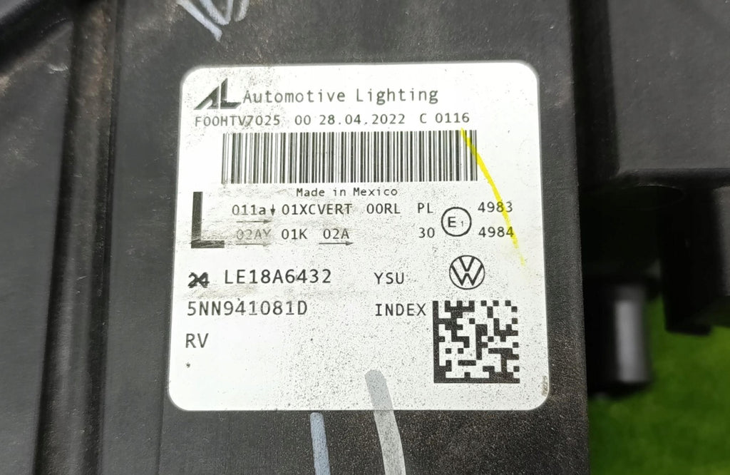Frontscheinwerfer VW Tiguan 5NN941081D LED Links Scheinwerfer Headlight SCH9868051673dv