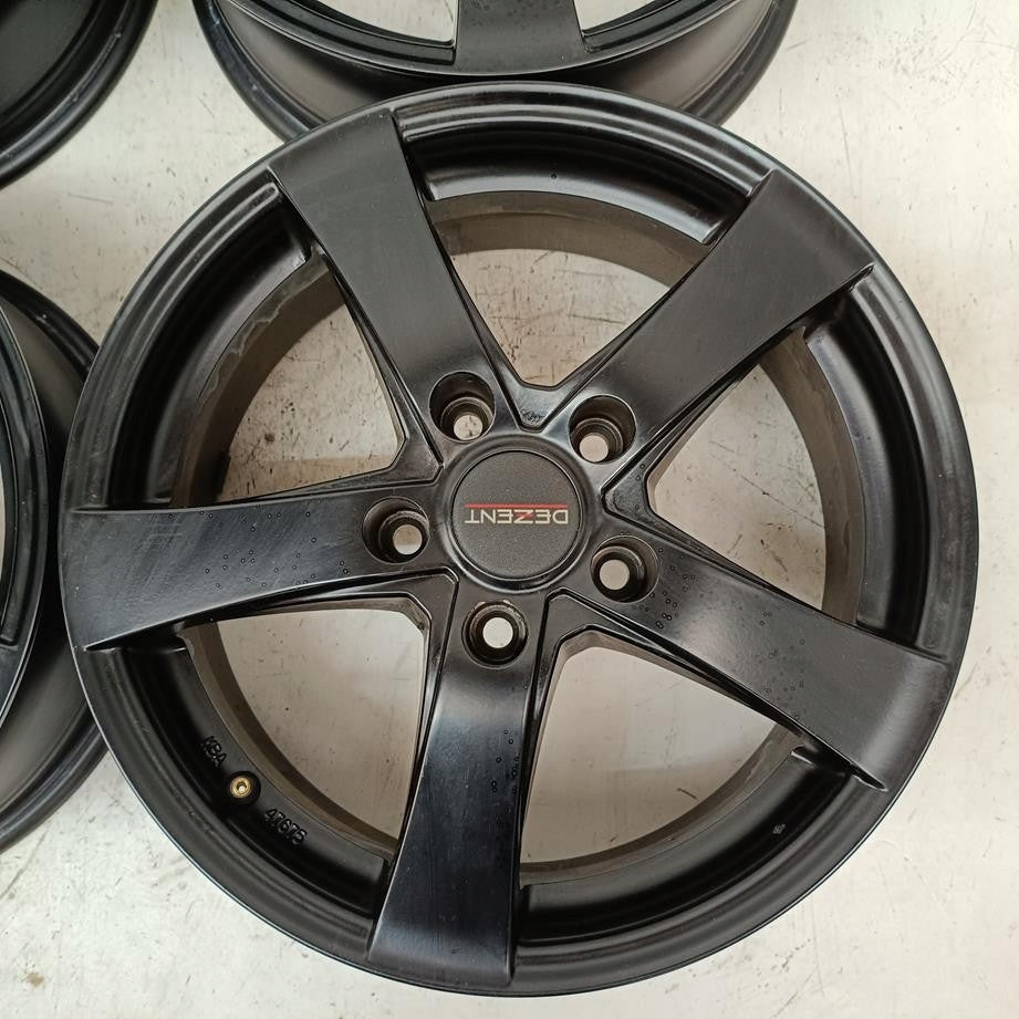 4x Alufelge 16 Zoll 6.5" 5x114.3 48ET Schwarz Hyundai I Rim Wheel FEL8981844994wr