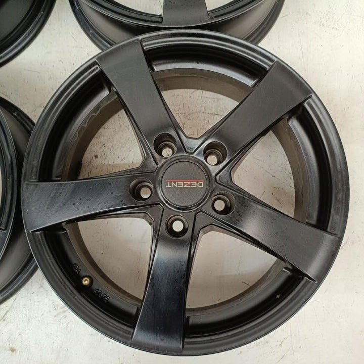 4x Alufelge 16 Zoll 6.5" 5x114.3 48ET Schwarz Hyundai I Rim Wheel FEL8981844994wr