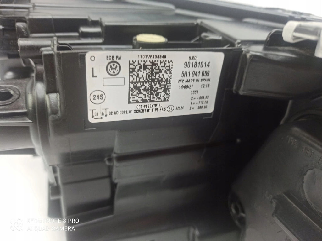 Frontscheinwerfer VW Golf VIII 5H1941059 Full LED Links Scheinwerfer Headlight SCH1844278760ml