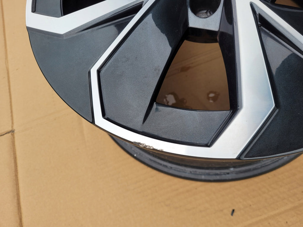 1x Alufelge 16 Zoll 6.0" 5x100 38ET Matt Schwarz 658601025 Skoda I Rim Wheel FEL6570934357yv