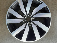 Laden Sie das Bild in den Galerie-Viewer, 1x Alufelge 18 Zoll 7.5" 5x112 51ET Glanz Schwarz 5G0601025AL VW Golf Vii FEL6723113752cf