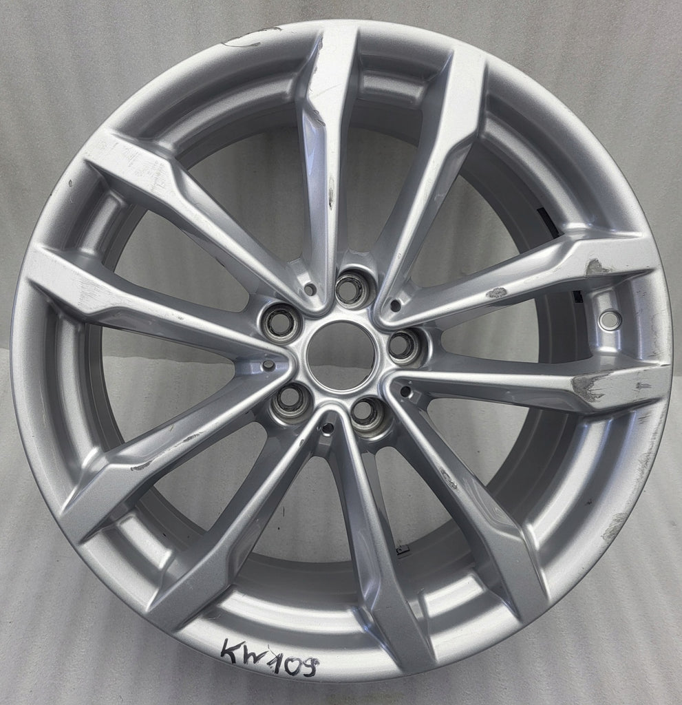 1x Alufelge 19 Zoll 7.5" 5x112 32ET Glanz Grau 6877325 BMW X3 G01 G02 Rim Wheel FEL3441344906lb