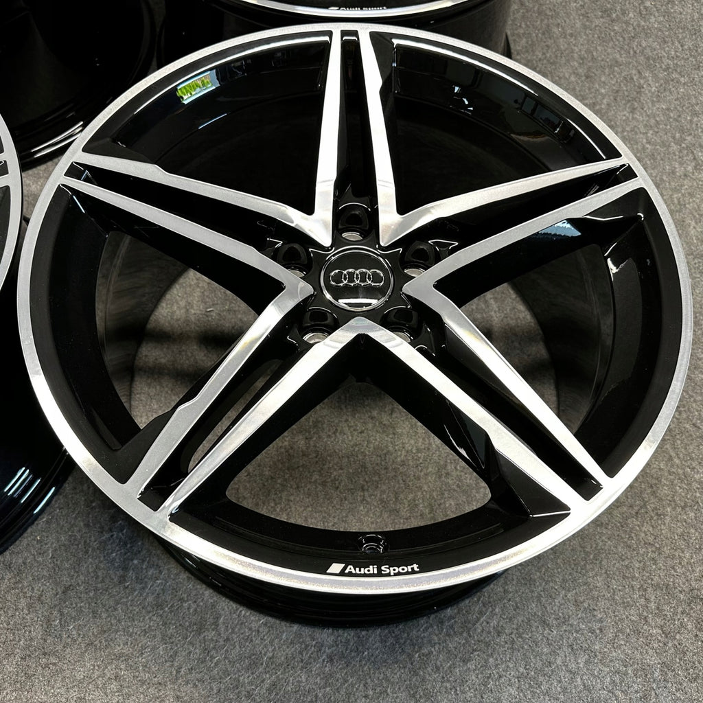 4x Alufelge 18 Zoll 8.5" 5x112 29ET Glanz Silber 8W0601025 Audi A4 Rim Wheel FEL1144485236av