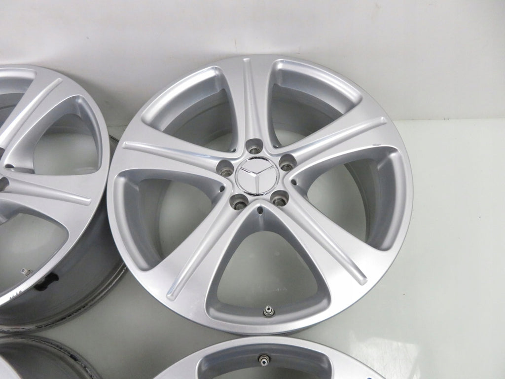 4x Alufelge 18 Zoll 8.0" 5x112 43ET Glanz Silber A2134011400 Mercedes-Benz W213 FEL4245142141yg
