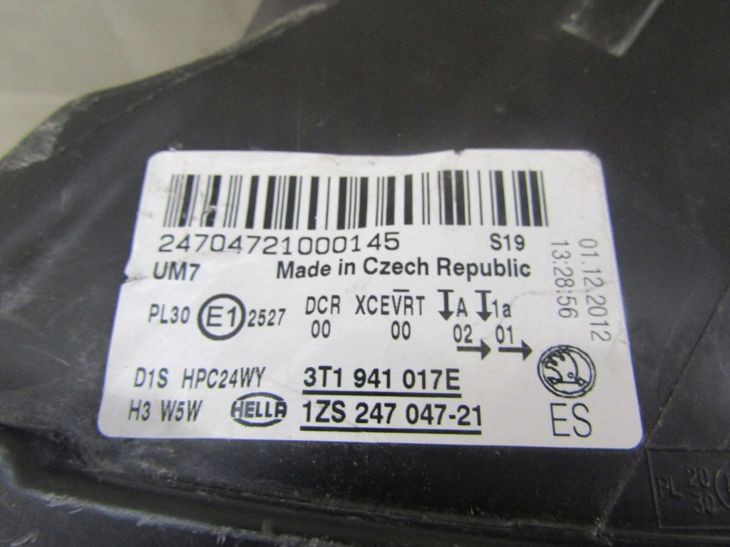 Frontscheinwerfer Skoda Superb III 3T1941017E Xenon Rechts oder Links
