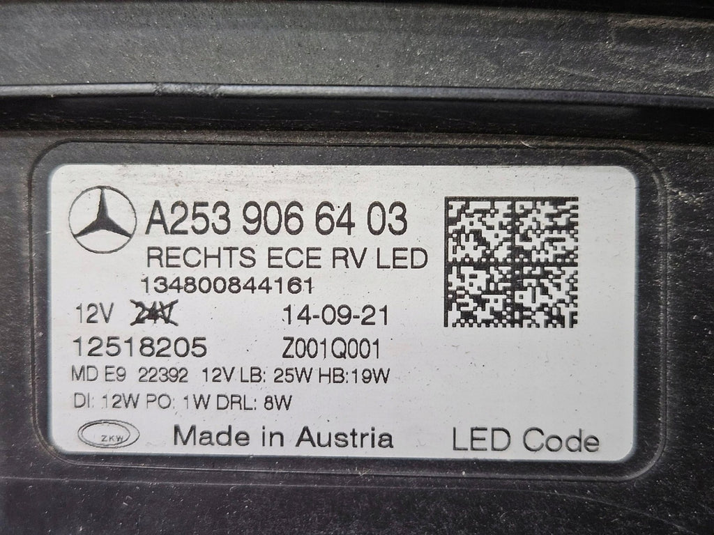Frontscheinwerfer Mercedes-Benz Glc C253 A2539066403 LED Rechts Headlight SCH1921183550gi