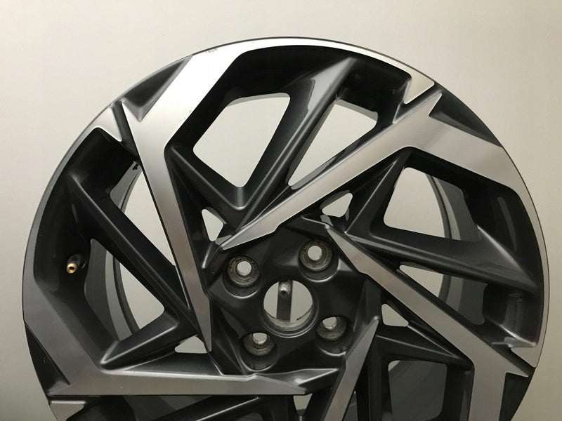 1x Alufelge 17 Zoll 7.0" 4x100 54ET Glanz Graphit 52910-Q0300 Hyundai I Mg FEL7725828878cd
