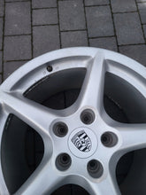 Laden Sie das Bild in den Galerie-Viewer, 1x Alufelge 18 Zoll 11.0" 5x130 51ET Glanz Silber 99736214200 Porsche Carrera FEL9018350924fs