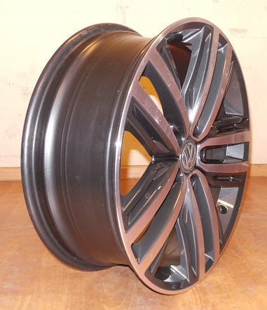 1x Alufelge 19 Zoll 7.0" 5x112 43ET Glanz Silber 5NA601025 VW Tiguan Rim Wheel FEL6659024254ma