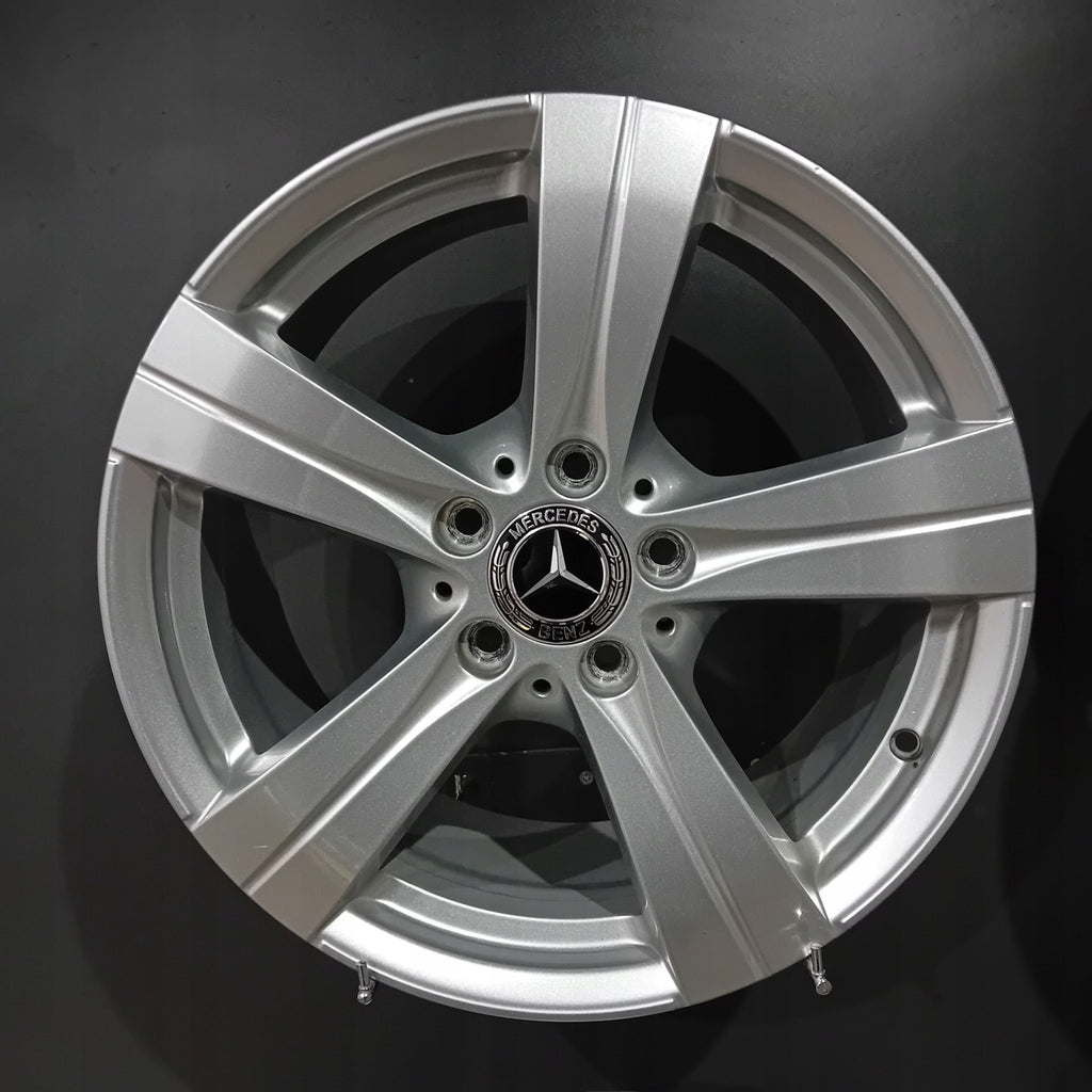 4x Alufelge 17 Zoll 7.0" 5x112 44 5ET Silber Mercedes-Benz W206 Rim Wheel FEL5544292051jx