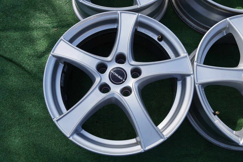 4x Alufelge 17 Zoll 6.5" 5x112 41ET Glanz Silber Audi B8 I Superb Tiguan Passat FEL6182001290uj