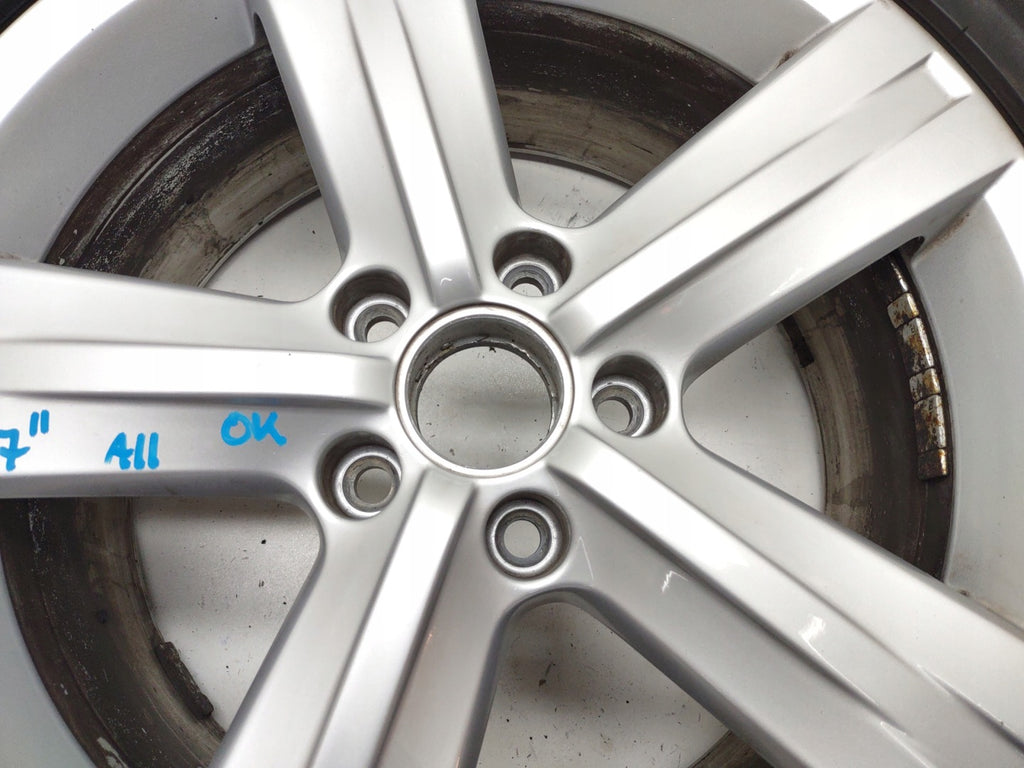 1x Alufelge 17 Zoll 7.5" 5x112 47ET 3AA601025E VW Scirocco Passat B7 Rim Wheel FEL3791654076ph
