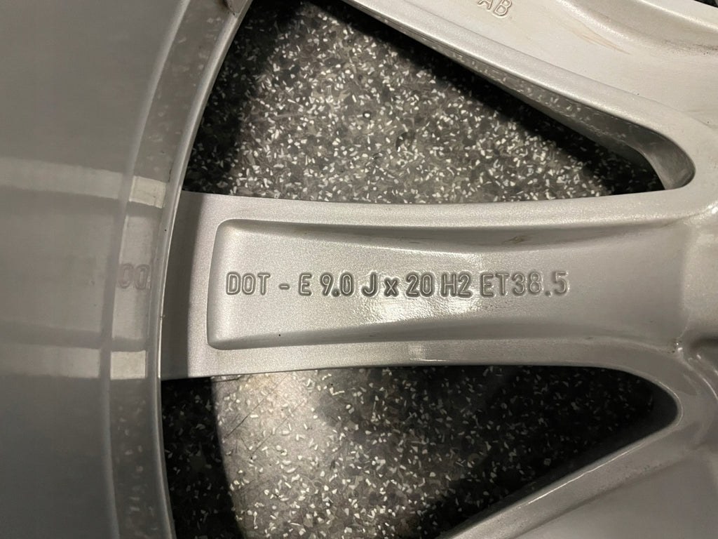 1x Alufelge 20 Zoll 9.0" 5x108 38 5ET Glanz Silber 31362277 Volvo Xc90 I Xc60 Ii FEL2727472703fx