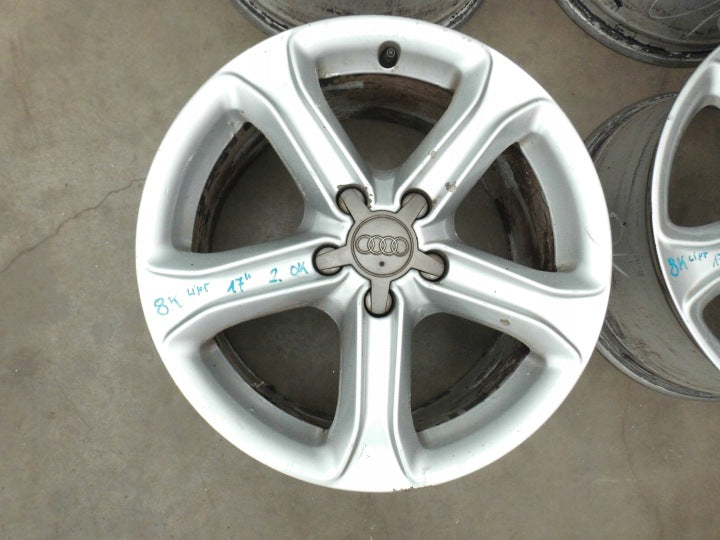 4x Alufelge 17 Zoll 7.5" 5x112 8K0601025BK Audi C6 A4 B8 Rim Wheel FEL7754779382jp