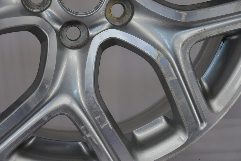 1x Alufelge 18 Zoll 7.0" 5x114.3 38ET Glanz Grau MZ315060 Mitsubishi Rim Wheel FEL2732478613wt