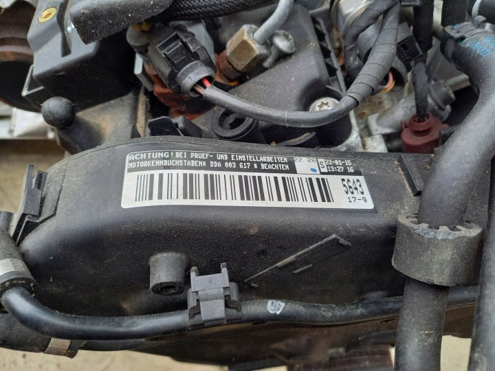 Motor VW Passat B8 DDA 2.0 TDI 190PS 140kW 170TKm Diesel Engine Komplett MOT1165519922fq