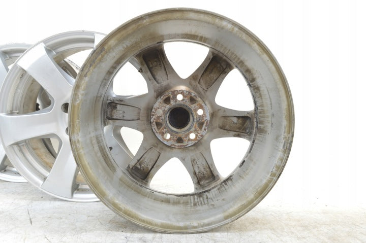 4x Alufelge 17 Zoll 8.0" 5x108 45ET Glanz Silber 80745108572 Ford I Rover FEL9333872337mu
