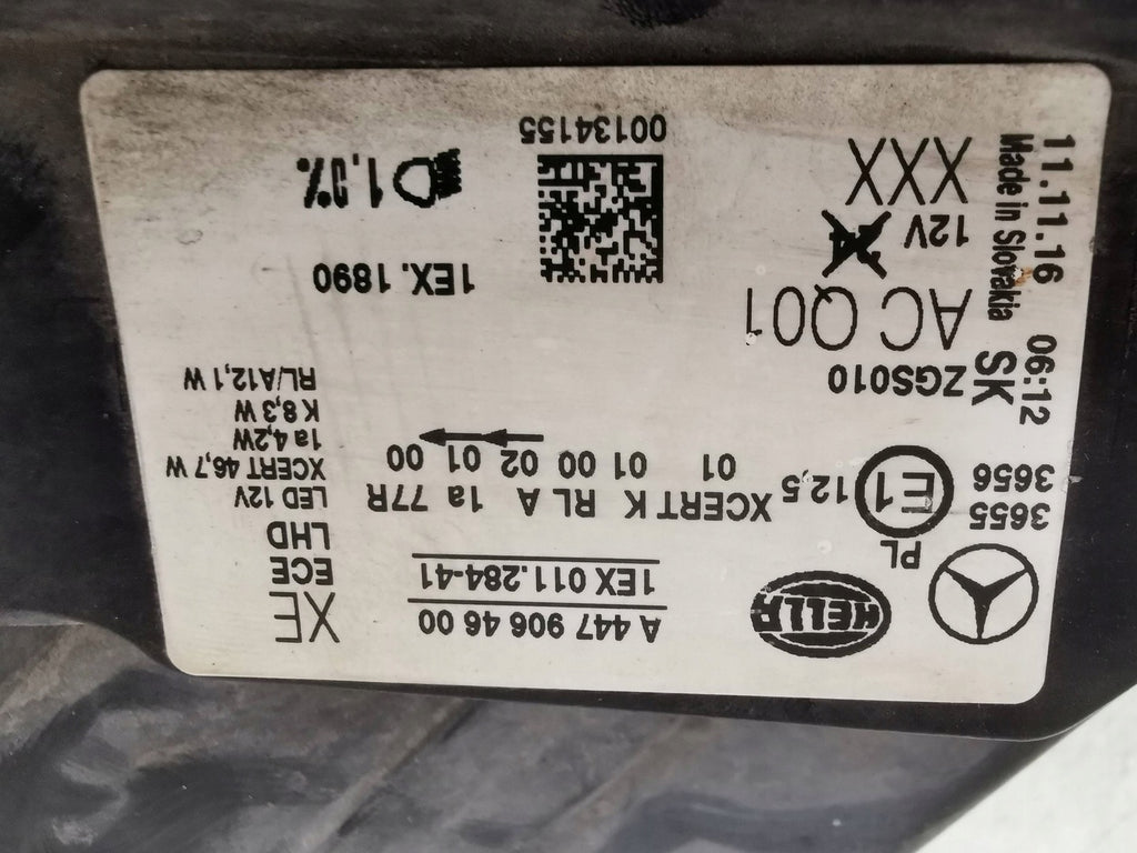 Frontscheinwerfer Mercedes-Benz V Class W447 A4479064600 Links Headlight