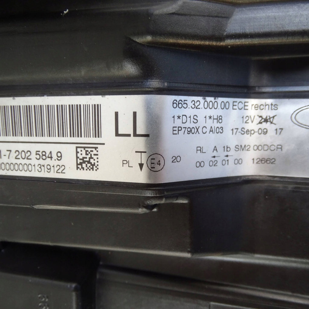 Frontscheinwerfer BMW 3 E91 E90 72025849 Rechts Scheinwerfer Headlight SCH8889174063ot