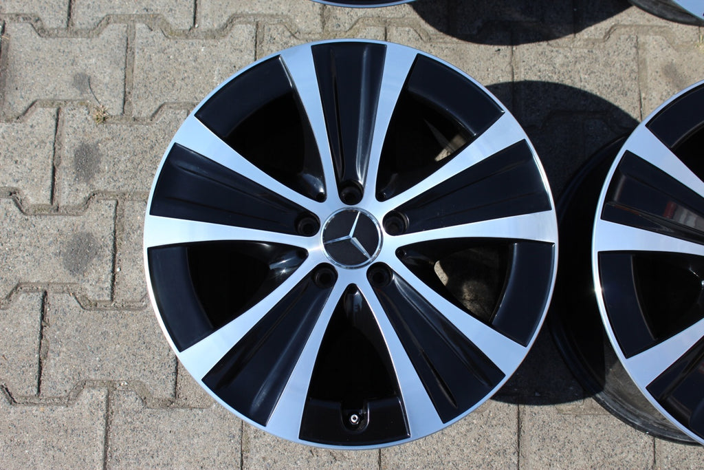 4x Alufelge 18 Zoll 8.0" 5x112 43ET Glanz Schwarz A2134013700 Mercedes-Benz W213 FEL9461754724an