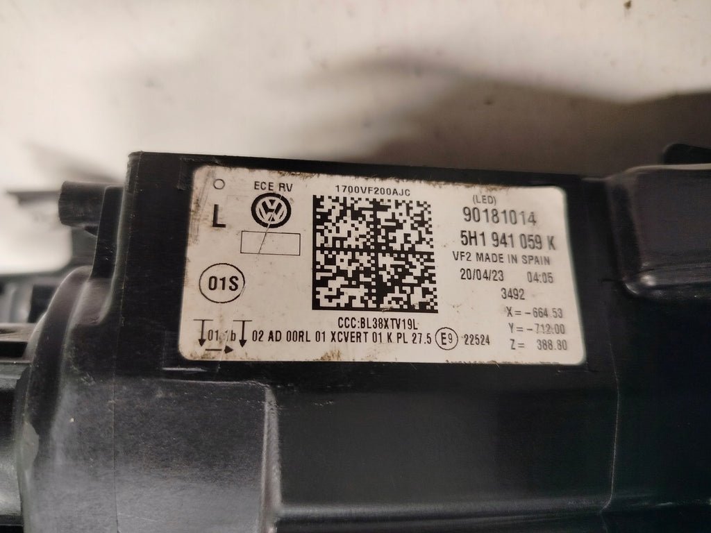 Frontscheinwerfer VW Golf VIII 5H1941059K Links Scheinwerfer Headlight SCH7914899373rs