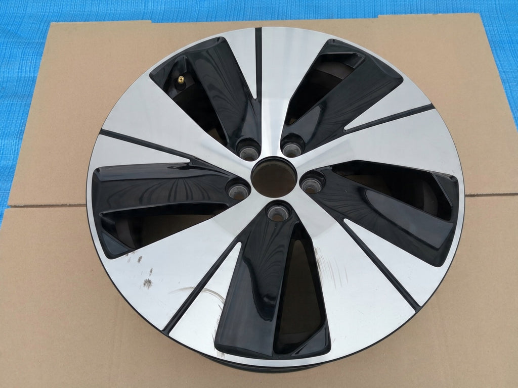 1x Alufelge 18 Zoll 7.5" 5x108 50 5ET Glanz Schwarz 31680403 Volvo Xc40