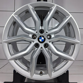 1x Alufelge 19 Zoll 38ET Glanz Silber 6880685 BMW G05 Rim Wheel FEL2470838922de