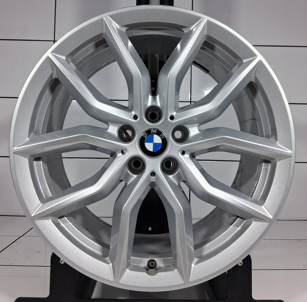 1x Alufelge 19 Zoll 38ET Glanz Silber 6880685 BMW G05 Rim Wheel FEL2470838922de