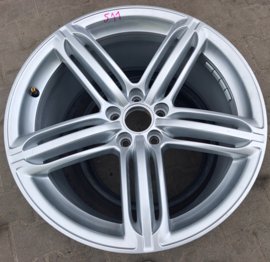 1x Alufelge 19 Zoll 9.0" 5x112 33ET Glanz Silber 8T0601025T Audi A5 Rim Wheel FEL9704384742oq