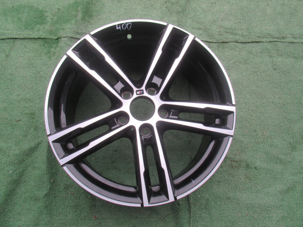 1x Alufelge 18 Zoll 8.0" 5x120 52ET Glanz Schwarz 8009703 BMW 2 F22 1 F21 F20 FEL3435172746ym