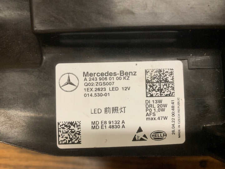 Frontscheinwerfer Mercedes-Benz Eqa Eqb A2439060100 LED Links Headlight SCH4192631611uk