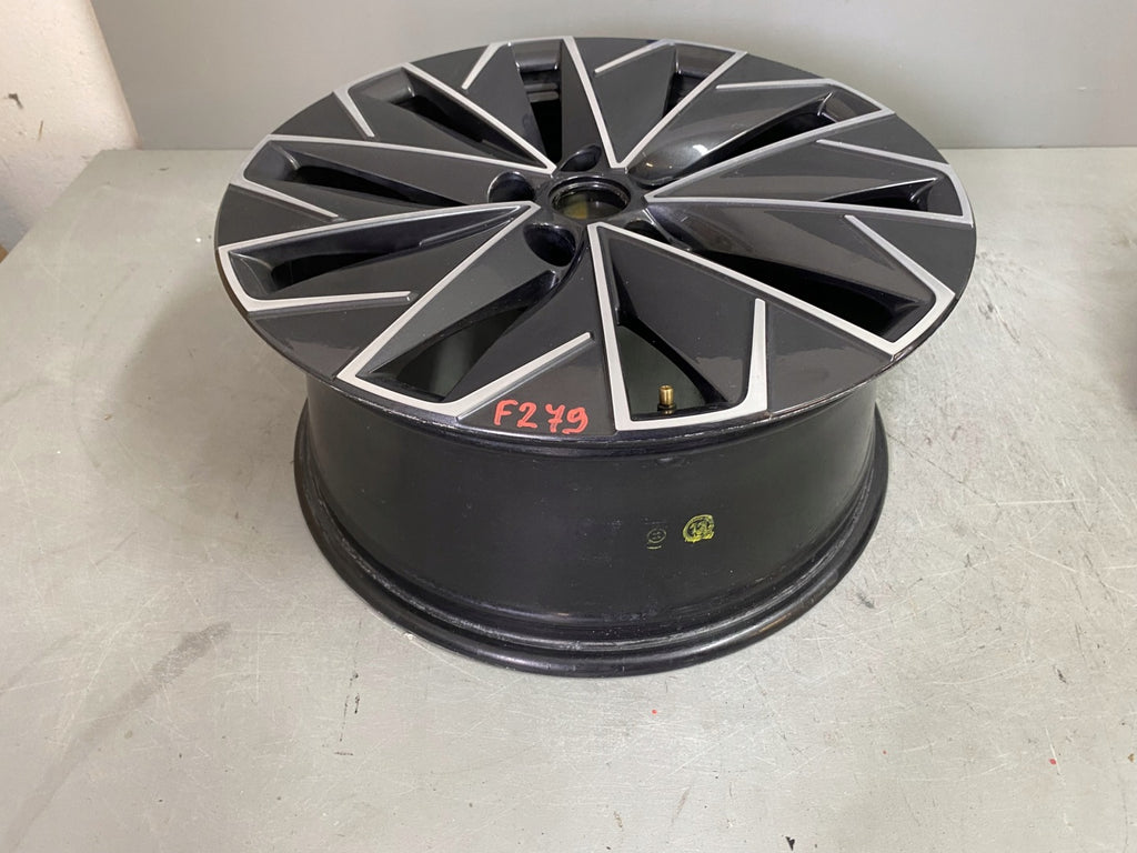 1x Alufelge 18 Zoll 8.0" 5x112 44ET Glanz Schwarz 3V0601025B Skoda Iii Rim Wheel FEL8471659437xu