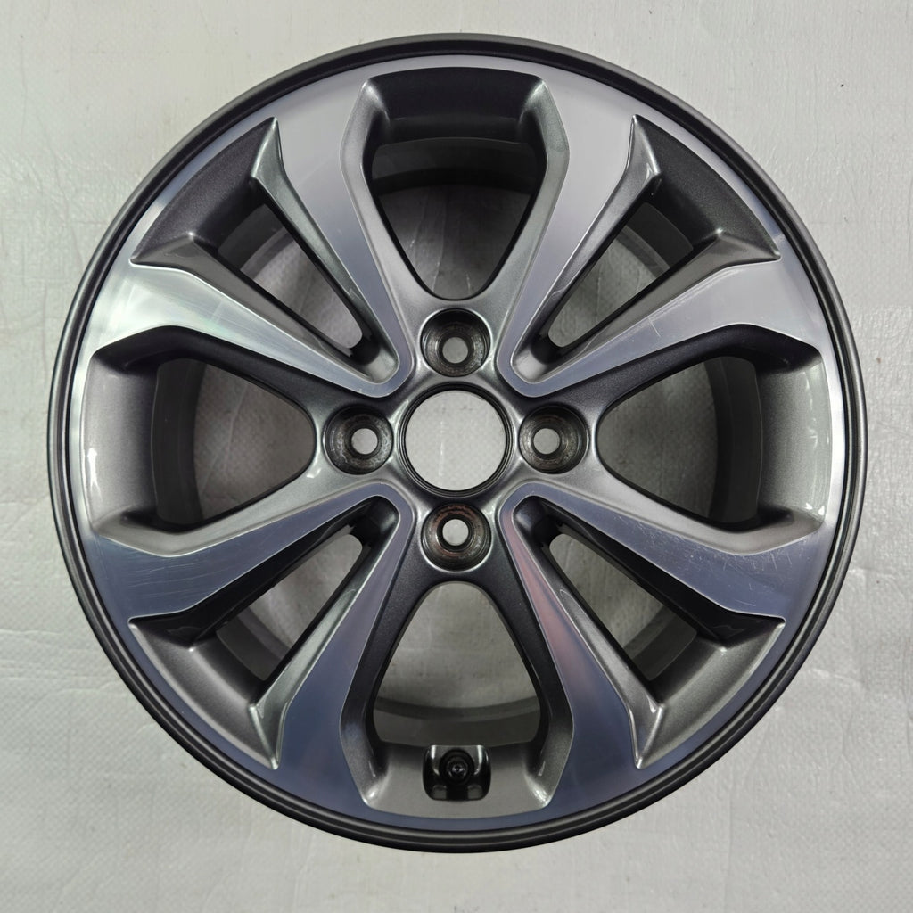 1x Alufelge 15 Zoll 6.0" 4x100 47ET 52910C8800 Hyundai I10 III I20 Rio Rim Wheel FEL9521812102gn