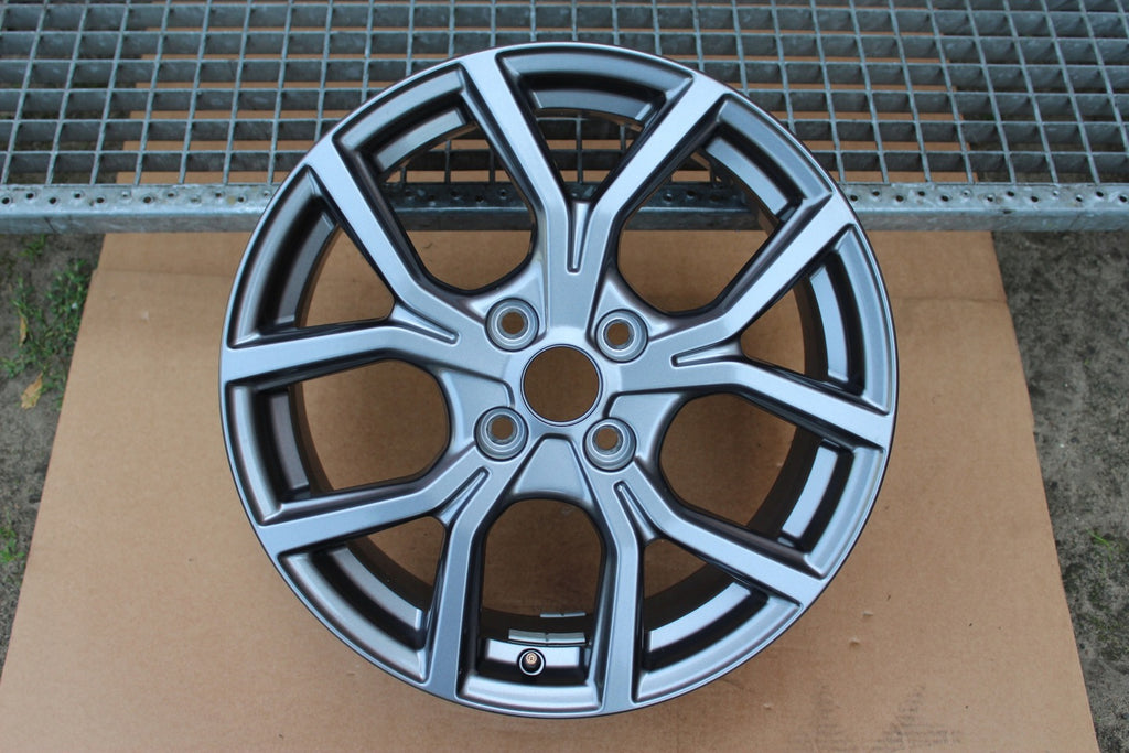1x Alufelge 17 Zoll 7.0" 4x108 47 5ET Glanz Grau N1BC-1007- Ford Fiesta Ecosport
