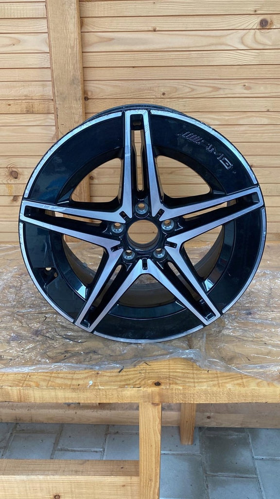 1x Alufelge 18 Zoll 9.0" 5x112 58ET Glanz Graphit A2064016600 Mercedes-Benz W206