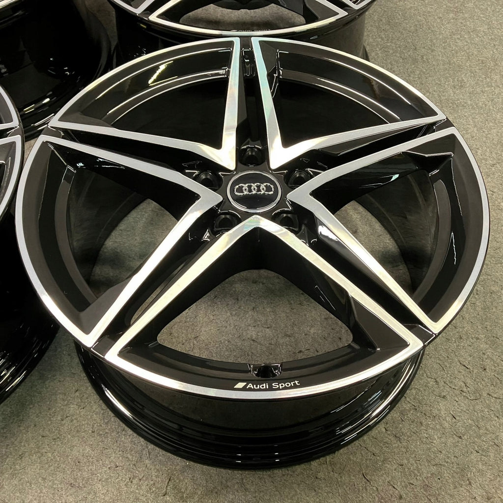 4x Alufelge 18 Zoll 8.0" 5x112 40ET Glanz Silber 8W0601025EC Audi A4 Rim Wheel FEL5718690368go