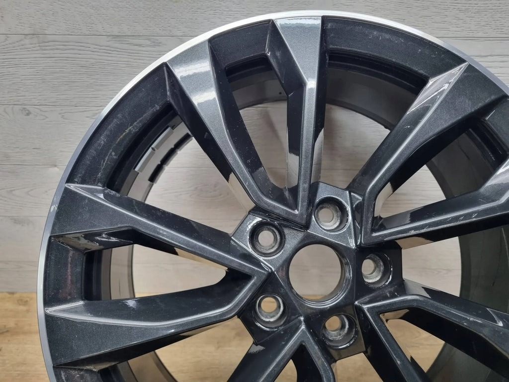 1x Alufelge 18 Zoll 7.0" 5x112 45ET Glanz Schwarz 57A601025AS Skoda Karoq FEL5289274626ei