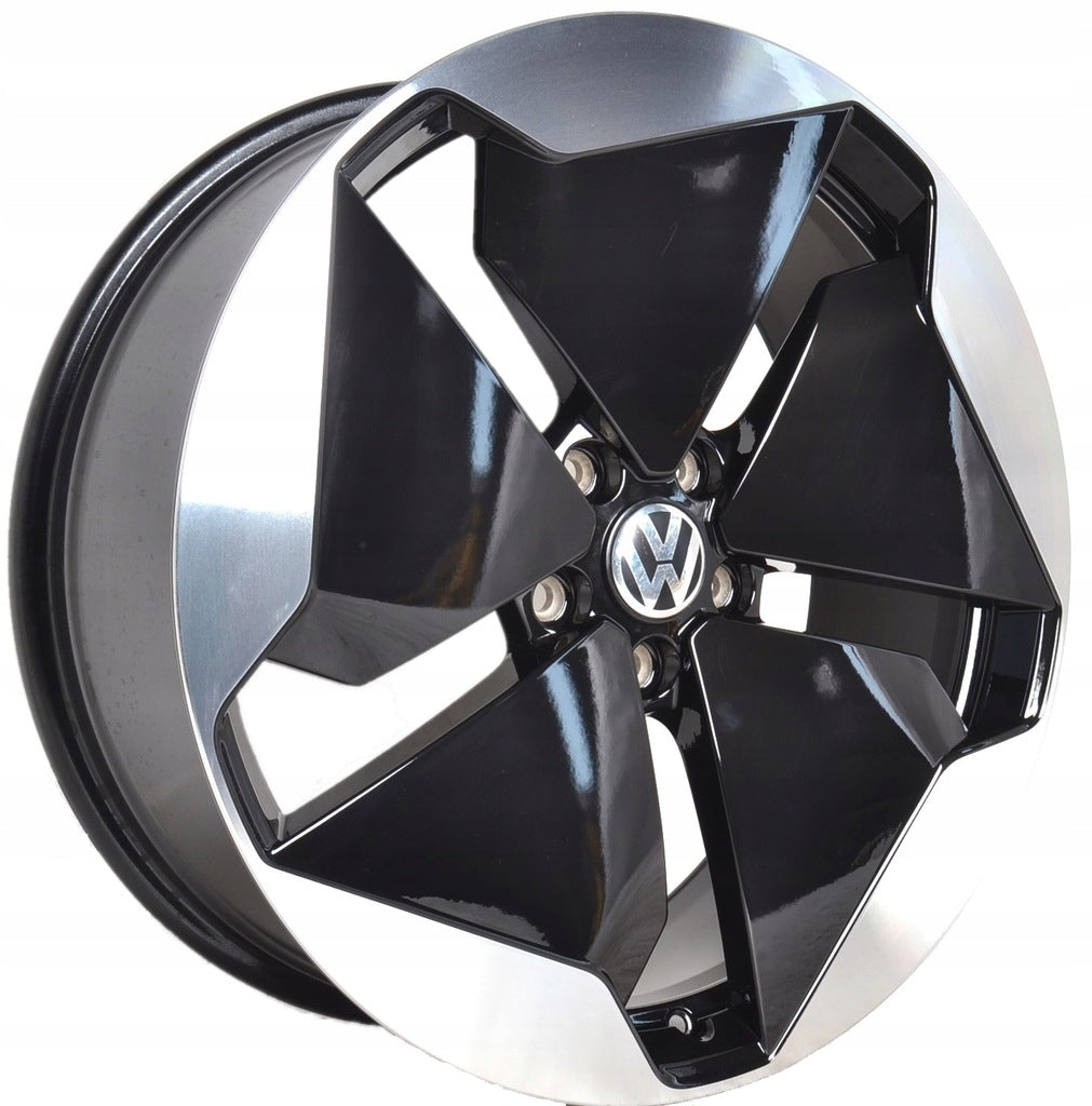 4x Alufelge 20 Zoll 7.5" 5x112 44ET Glanz Schwarz 10A601025B VW Golf Rim Wheel FEL4267598750fh
