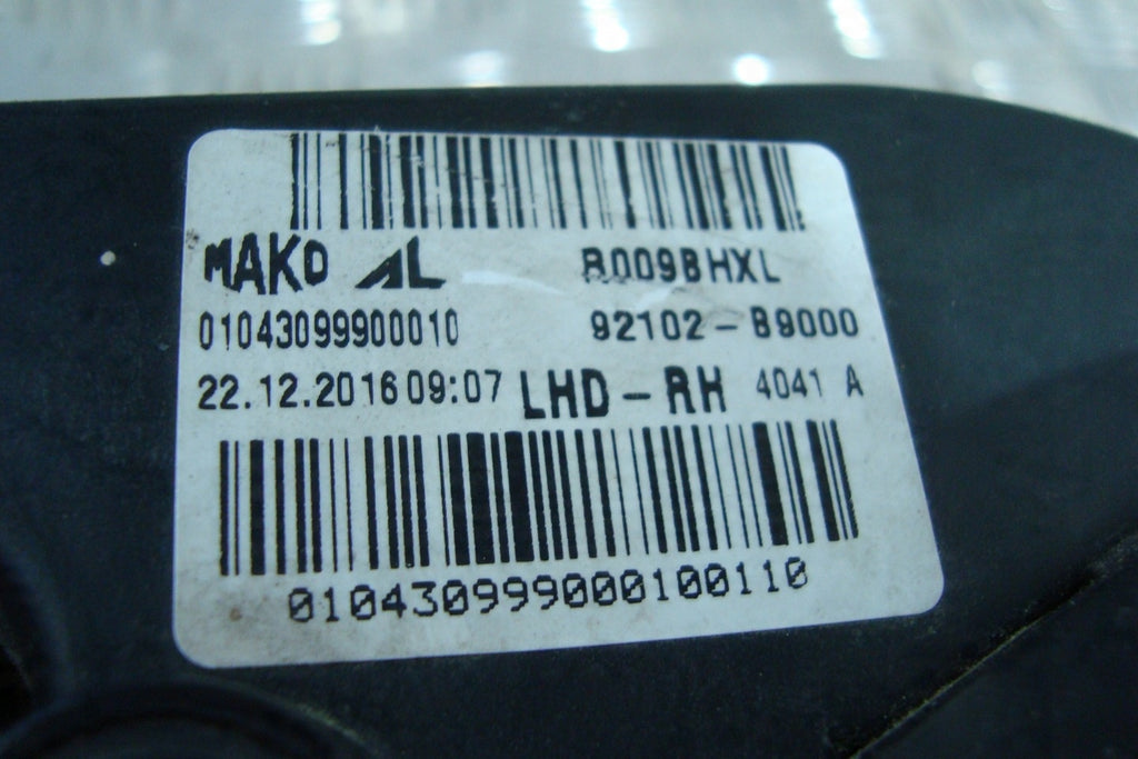 Frontscheinwerfer Hyundai I10 92102-B9000 LED Rechts Scheinwerfer Headlight