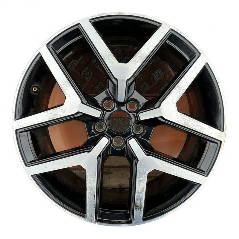 1x Alufelge 18 Zoll 7.0" 5x100 47ET Glanz Schwarz 6F9601025B Seat Ibiza Arona