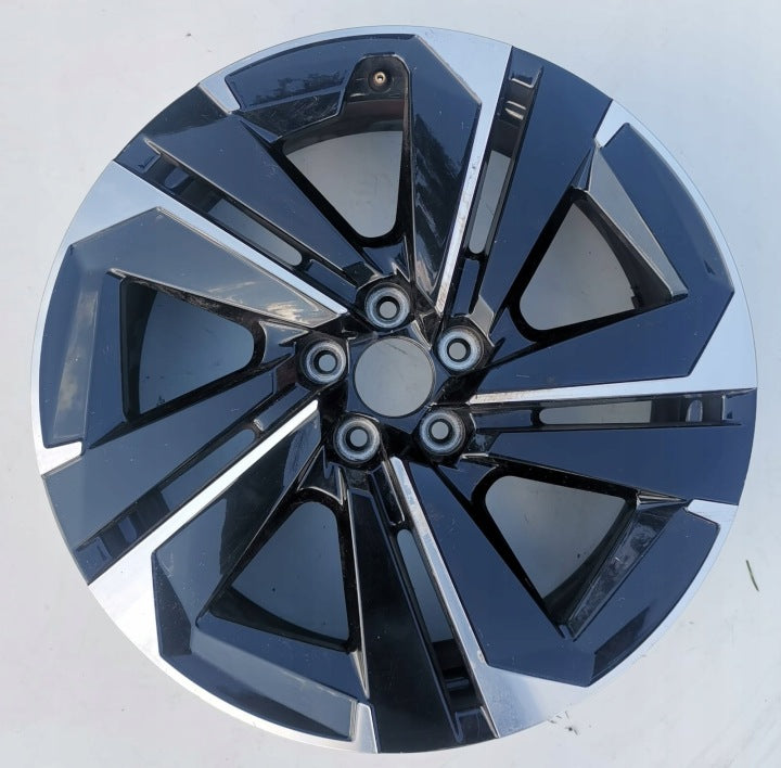 1x Alufelge 19 Zoll 7.0" 5x108 41ET Glanz Schwarz 9844304580 Peugeot Rim Wheel FEL7579762217zq