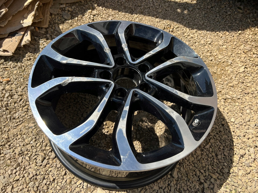 1x Alufelge 17 Zoll 7.0" 5x112 48 5ET Glanz Schwarz A2054010200 Mercedes-Benz