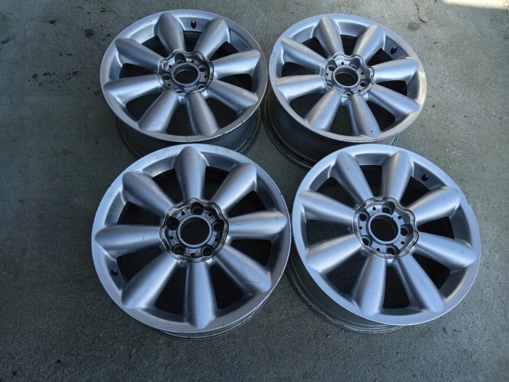 1x Alufelge 18 Zoll 7.5" 5x120 52ET Silber 55445 Mini Rim Wheel FEL6074331248bi