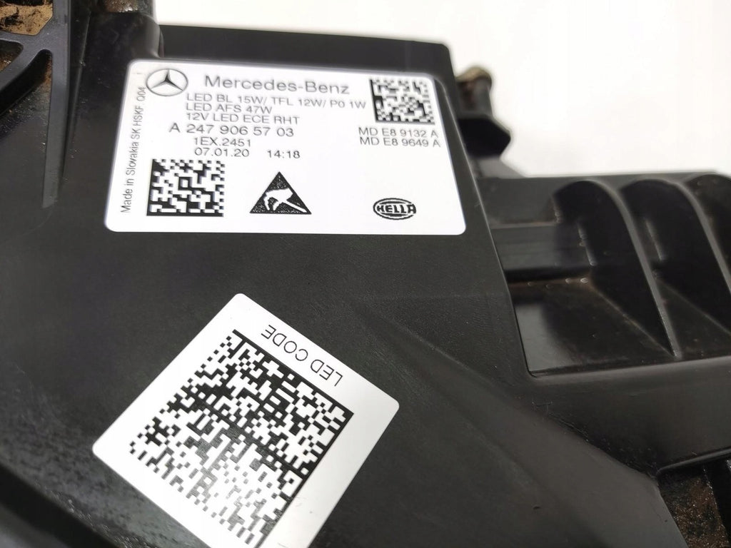 Frontscheinwerfer Mercedes-Benz W247 A2479065703 Full LED Links Headlight SCH4711168752hn